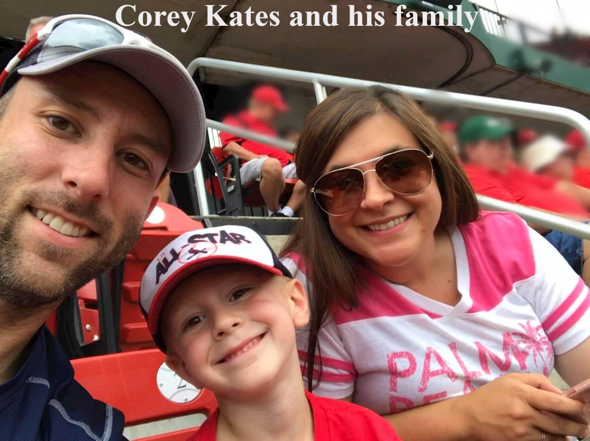 Corey Kates and his family